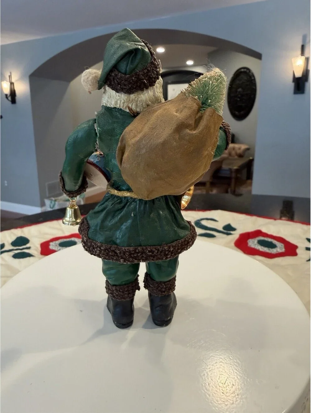 Vtg 1990 Possible Dreams Old World Santa With Drum 7”